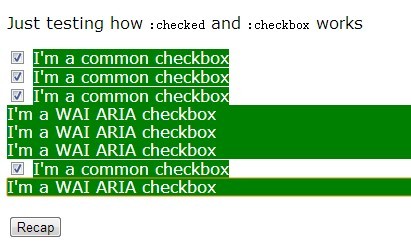 jQuery WAI-ARIA Plugin for Checkbox